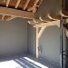 Placo autour de solivage, grands murs, plafond bois respecté